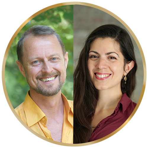 Ulrik and Marilena circle teachers of tantric couples retreat